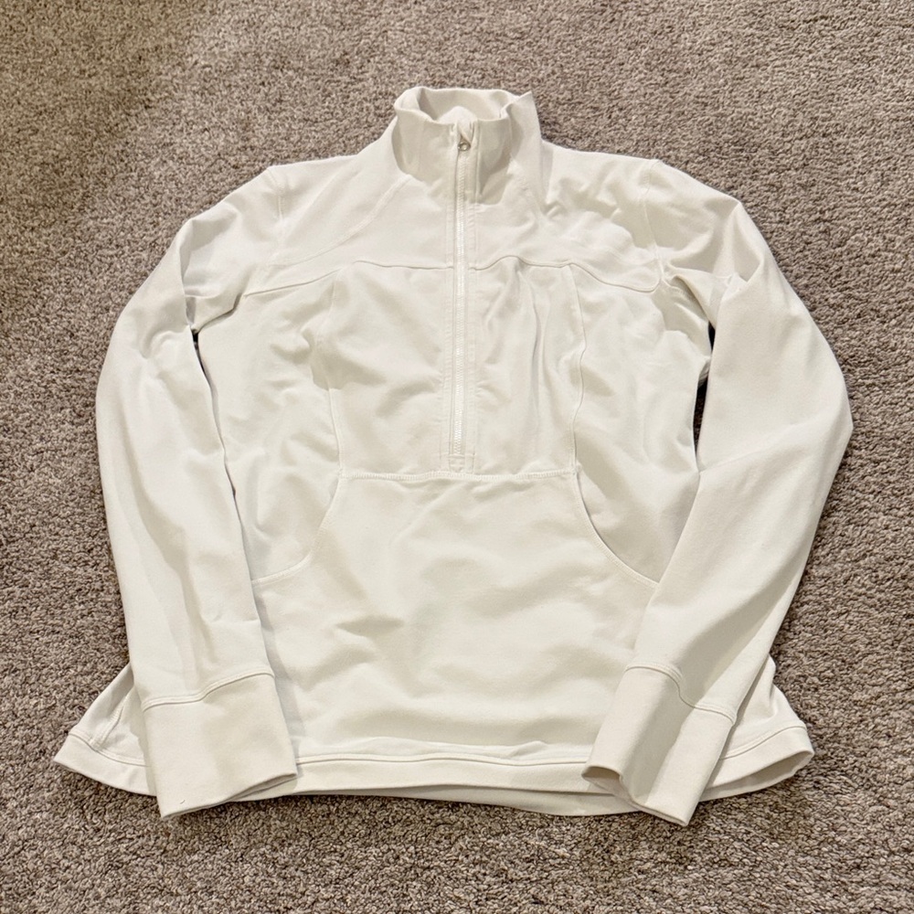 Lululemon Women’s Define Pullover Quarter Zip White 10